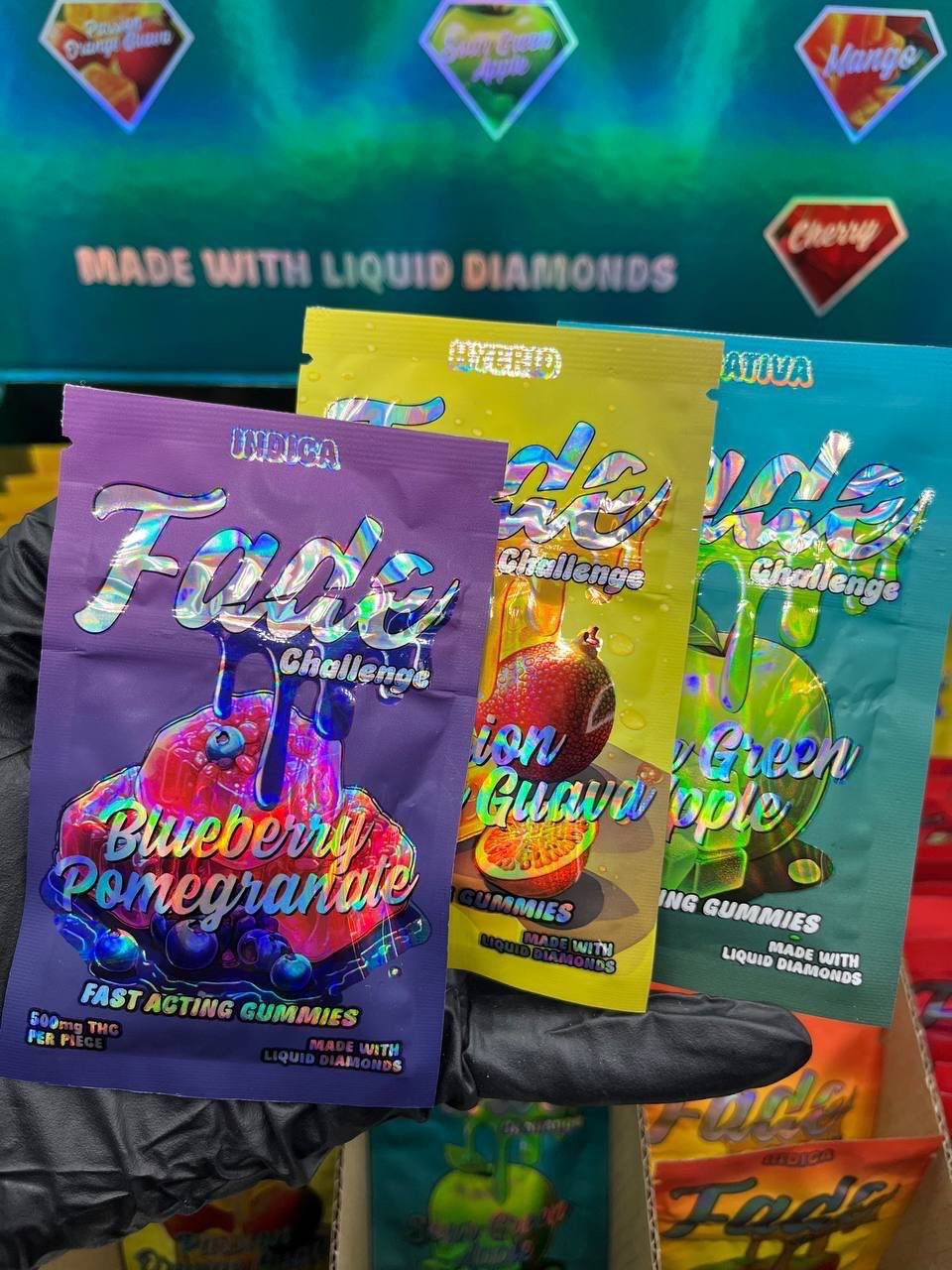 Fade Challange Liquid Diamonds 500mg Gummies