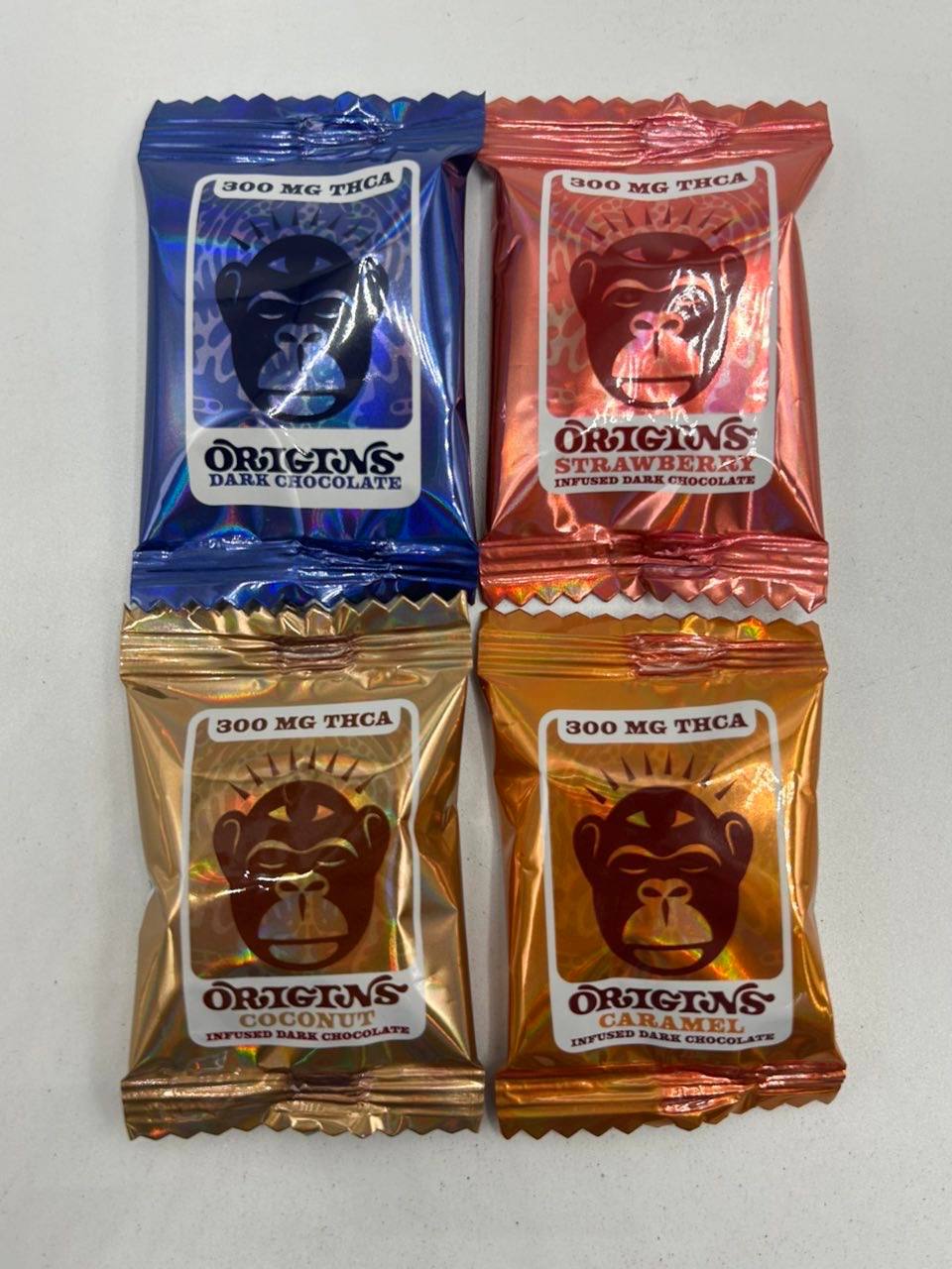 Origins Belgian dark chocolates